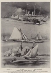 A Royal Yacht Squadron Regatta Cowes-ban